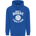 RPG Dont Worry I Have a Plan Role Play Games Mens 80% Cotton Hoodie Royal Blue