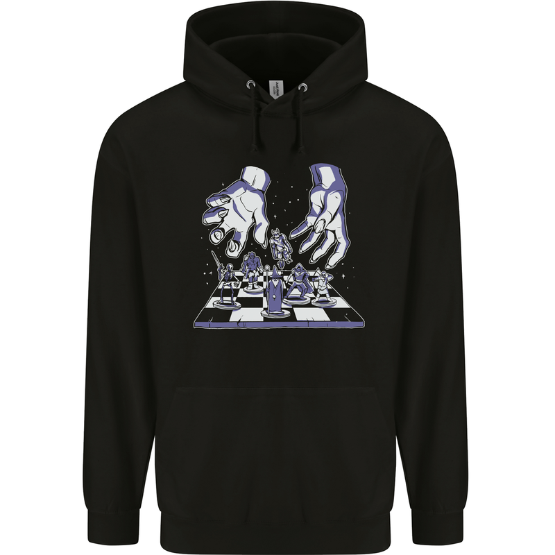 RPG Hands Role Play Games Mens 80% Cotton Hoodie Black