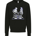 RPG Hands Role Play Games Mens Sweatshirt Jumper Black