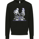 RPG Hands Role Play Games Mens Sweatshirt Jumper Black