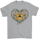 RPG Heart Role Play Games Dice Mens T-Shirt 100% Cotton Sports Grey