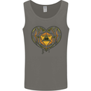 RPG Heart Role Play Games Dice Mens Vest Tank Top Charcoal