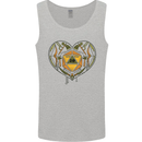 RPG Heart Role Play Games Dice Mens Vest Tank Top Sports Grey