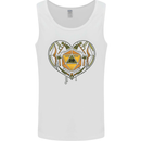 RPG Heart Role Play Games Dice Mens Vest Tank Top White
