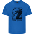 RPG I'm on a Side Quest Dragon Mens Cotton T-Shirt Tee Top Royal Blue
