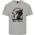 RPG I'm on a Side Quest Dragon Mens Cotton T-Shirt Tee Top Sports Grey