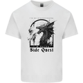 RPG I'm on a Side Quest Dragon Mens Cotton T-Shirt Tee Top White