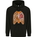 RPG Ribs Role Play Games Dice Mens 80% Cotton Hoodie Black