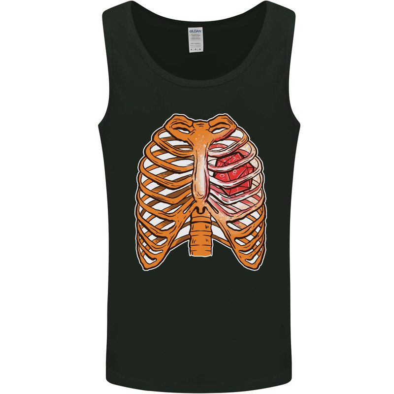 RPG Ribs Role Play Games Dice Mens Vest Tank Top Black