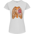 RPG Ribs Role Play Games Dice Womens Petite Cut T-Shirt White