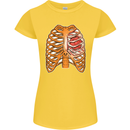 RPG Ribs Role Play Games Dice Womens Petite Cut T-Shirt Yellow