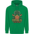 RPG Role Playing Games Crying Free Action Childrens Kids Hoodie Irish Green