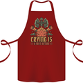 RPG Role Playing Games Crying Free Action Cotton Apron 100% Organic Maroon
