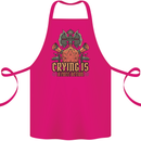 RPG Role Playing Games Crying Free Action Cotton Apron 100% Organic Pink