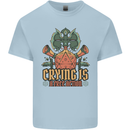 RPG Role Playing Games Crying Free Action Kids T-Shirt Childrens Light Blue