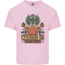 RPG Role Playing Games Crying Free Action Kids T-Shirt Childrens Light Pink