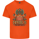 RPG Role Playing Games Crying Free Action Kids T-Shirt Childrens Orange