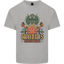 RPG Role Playing Games Crying Free Action Kids T-Shirt Childrens Sports Grey