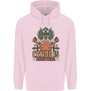 RPG Role Playing Games Crying Free Action Mens 80% Cotton Hoodie Light Pink