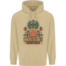 RPG Role Playing Games Crying Free Action Mens 80% Cotton Hoodie Sand