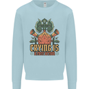 RPG Role Playing Games Crying Free Action Mens Sweatshirt Jumper Light Blue
