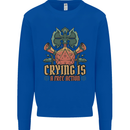 RPG Role Playing Games Crying Free Action Mens Sweatshirt Jumper Royal Blue