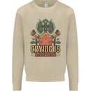 RPG Role Playing Games Crying Free Action Mens Sweatshirt Jumper Sand