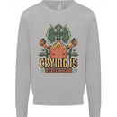 RPG Role Playing Games Crying Free Action Mens Sweatshirt Jumper Sports Grey