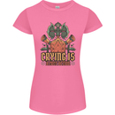 RPG Role Playing Games Crying Free Action Womens Petite Cut T-Shirt Azalea