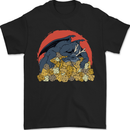 RPG Sleeping Dragon Roleplay Games Dice Mens T-Shirt 100% Cotton Black