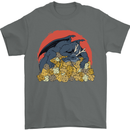 RPG Sleeping Dragon Roleplay Games Dice Mens T-Shirt 100% Cotton Charcoal