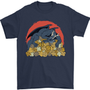 RPG Sleeping Dragon Roleplay Games Dice Mens T-Shirt 100% Cotton Navy Blue