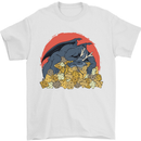 RPG Sleeping Dragon Roleplay Games Dice Mens T-Shirt 100% Cotton White