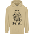 RPG This is How I Roll Role Play Dragon Dice Mens 80% Cotton Hoodie Sand