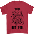 RPG This is How I Roll Role Play Dragon Dice Mens T-Shirt 100% Cotton Red