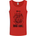 RPG This is How I Roll Role Play Dragon Dice Mens Vest Tank Top Red