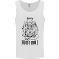RPG This is How I Roll Role Play Dragon Dice Mens Vest Tank Top White