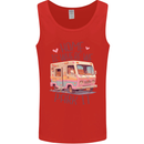 RV Home is Where You Park It Funny Campervan Mens Vest Tank Top Red