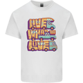 RV Live What You Love Motorhome Caravan Kids T-Shirt Childrens White