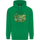 RVing Thru the Land RV Motorhome Camping Childrens Kids Hoodie Irish Green