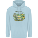 RVing Thru the Land RV Motorhome Camping Childrens Kids Hoodie Light Blue
