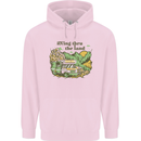RVing Thru the Land RV Motorhome Camping Childrens Kids Hoodie Light Pink