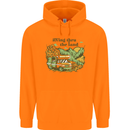 RVing Thru the Land RV Motorhome Camping Childrens Kids Hoodie Orange