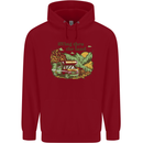 RVing Thru the Land RV Motorhome Camping Childrens Kids Hoodie Red