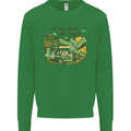 RVing Thru the Land RV Motorhome Camping Kids Sweatshirt Jumper Irish Green