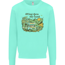 RVing Thru the Land RV Motorhome Camping Kids Sweatshirt Jumper Peppermint