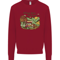 RVing Thru the Land RV Motorhome Camping Kids Sweatshirt Jumper Red