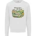 RVing Thru the Land RV Motorhome Camping Kids Sweatshirt Jumper White