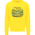 RVing Thru the Land RV Motorhome Camping Kids Sweatshirt Jumper Yellow