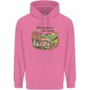 RVing Thru the Land RV Motorhome Camping Mens 80% Cotton Hoodie Azelea